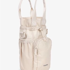 Calpak Beige Drawstring Backpack